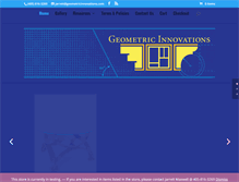 Tablet Screenshot of geometricinnovations.com